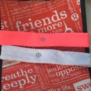 LuluLemon headbands and small tote
